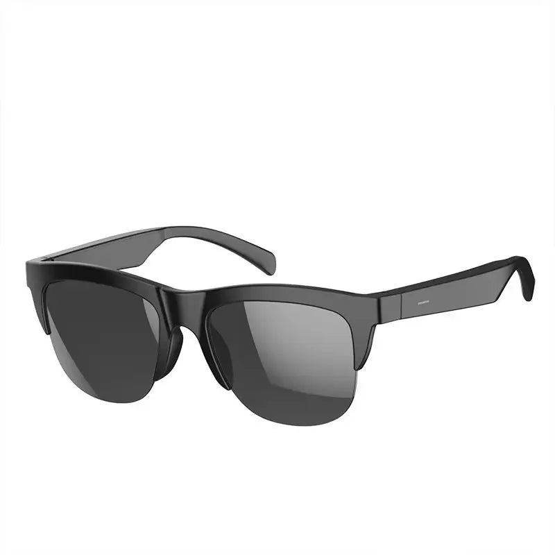 Bluetooth Sunglasses with Spatial Audio & UV Protection - Black Black Tidesmit