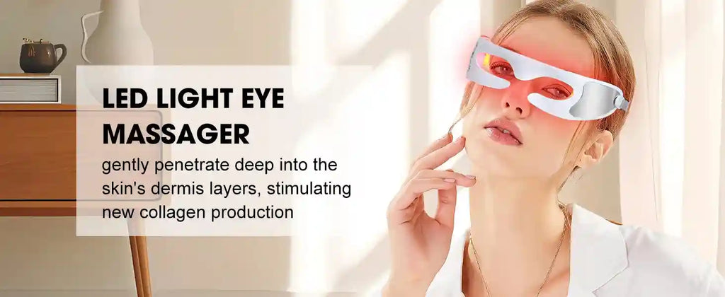 Eye Massage Instrument for Dark Circles and Fine Lines - White Eye Massage Instrument Tidesmit