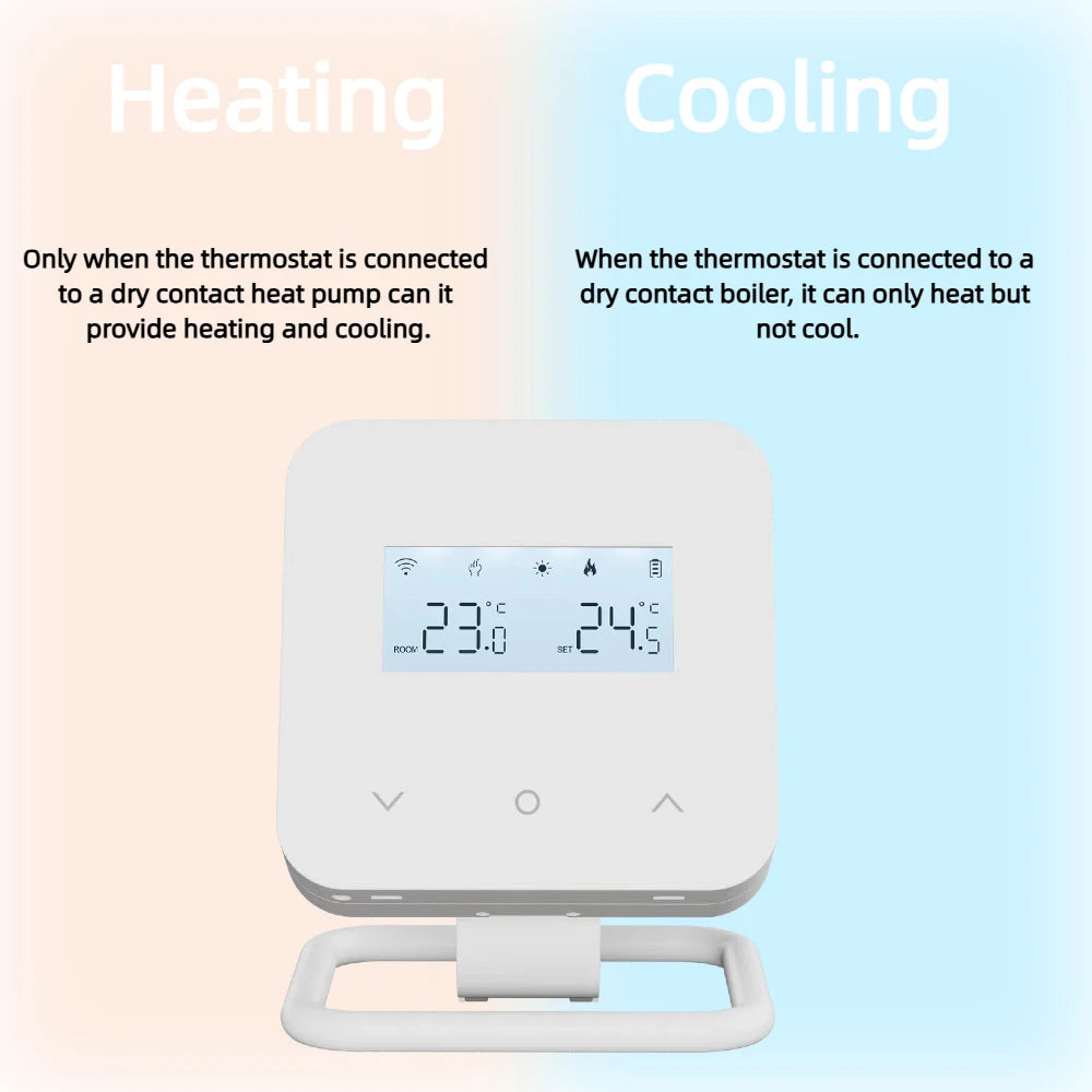 Beok Tuya Wifi Wireless Thermostat for Gas Boiler Remote Control Smart Home Thermoregulator,Alexa Google Home Alice
