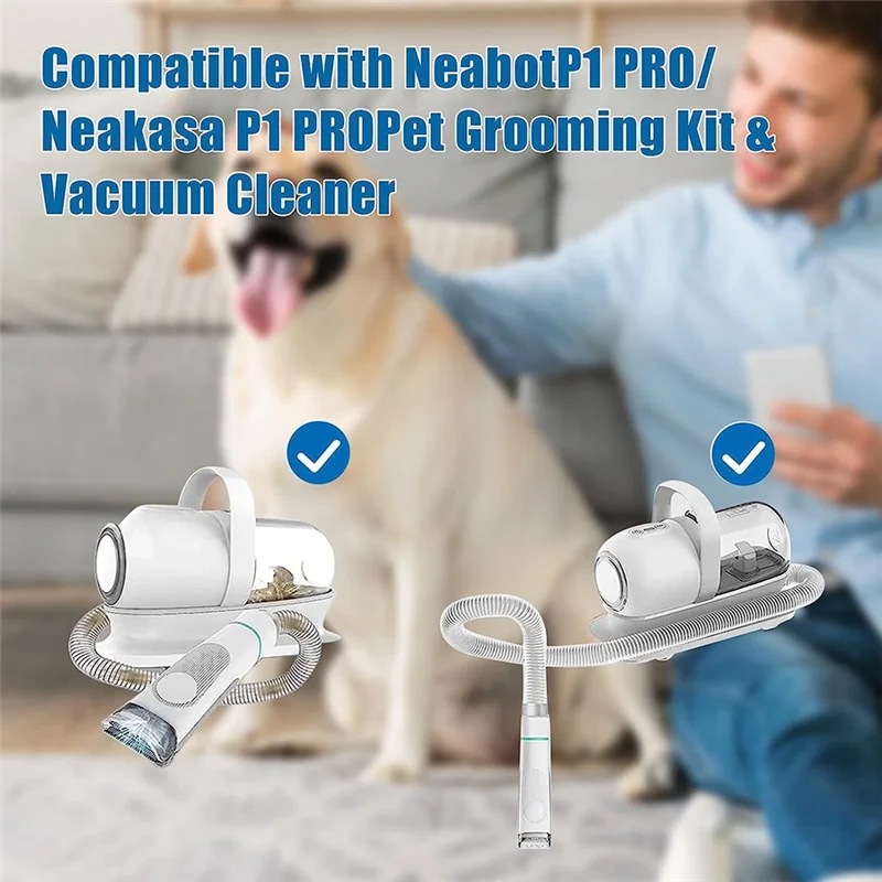 10pcs HEPA sponge filter replacements for Neakasa Neabot P1 Pro pet grooming vacuum to keep suction powerful and clean.