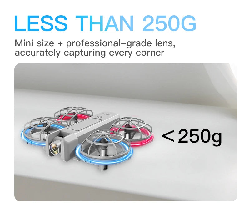 Mini Camera Drone - Optical Flow Control & Foldable Design Tidesmit