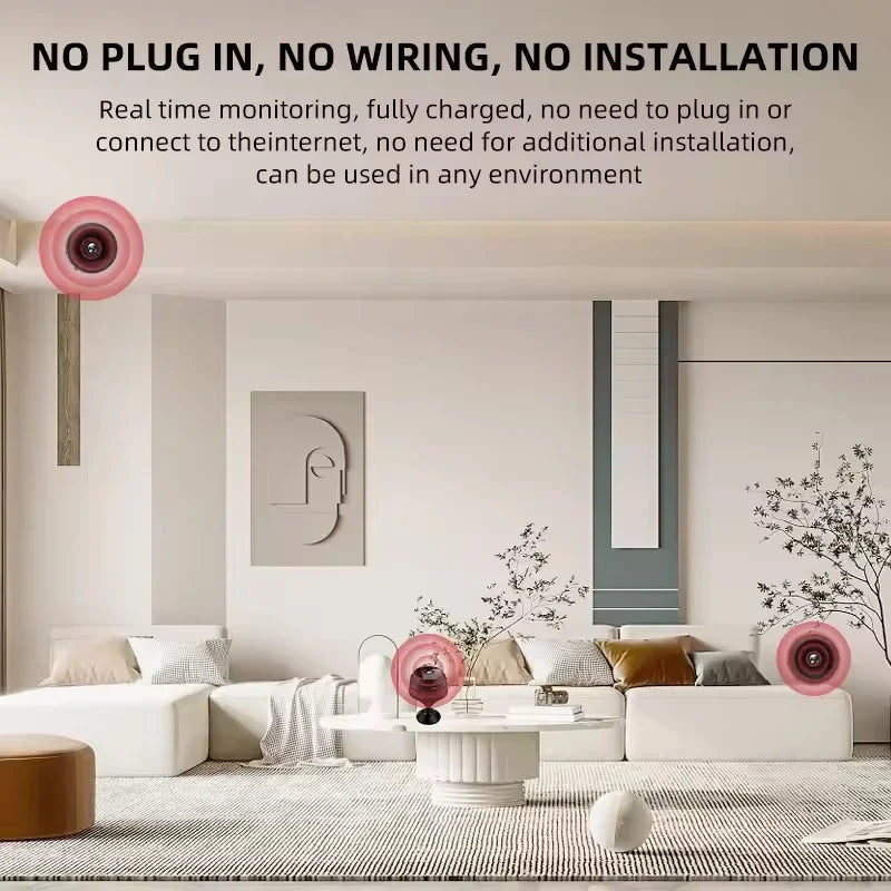 A9 Mini Camera HD Intelligent Home Security IP WiFi Camera Monitor Mobile Remote Camera Mobile Remote Application