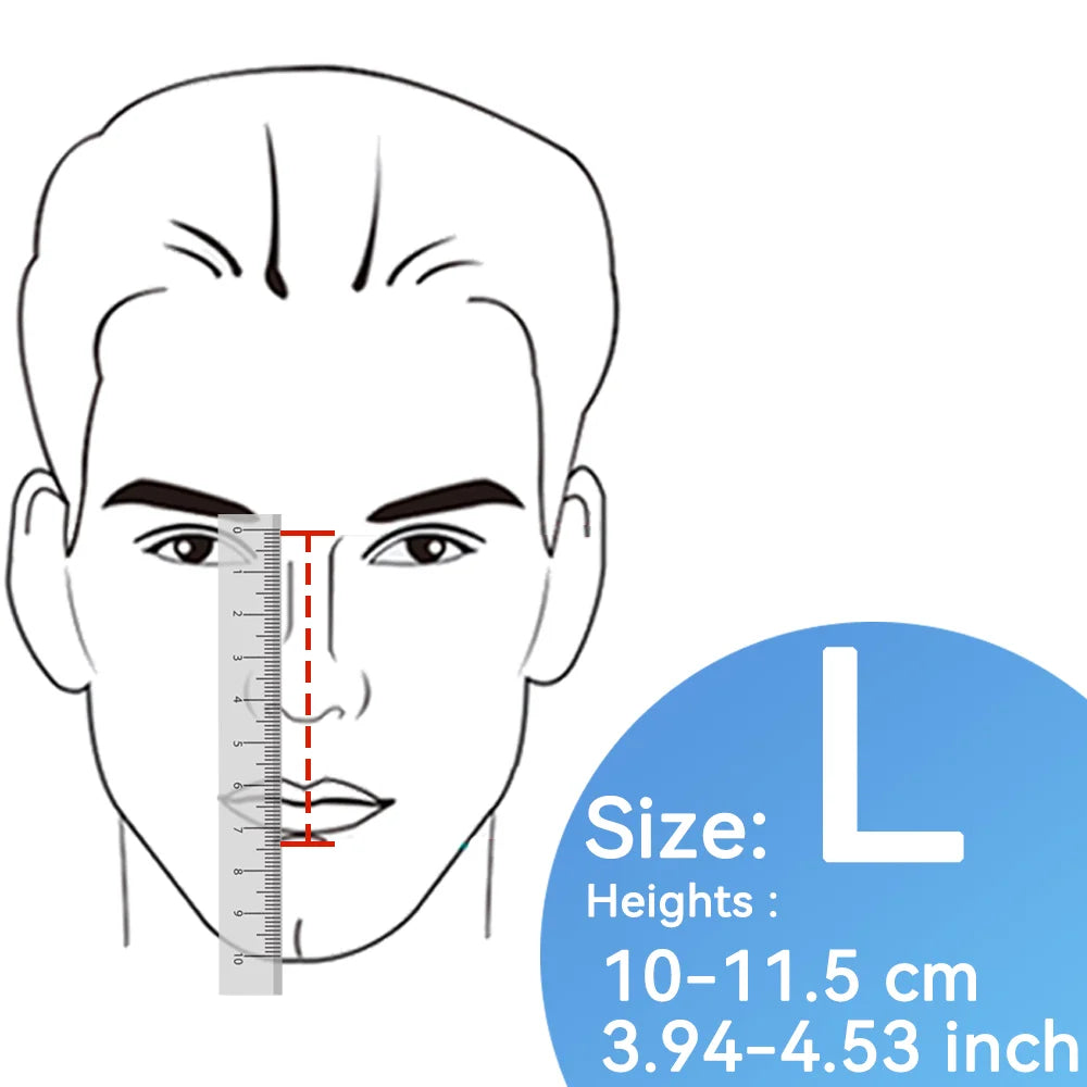 BMC FM2 Full Face Mask For CPAP Bipap Machine COPD Anti Snoring Sleep Apnea with Headgear Nasal Face Mask Suitable 22mm Hose
