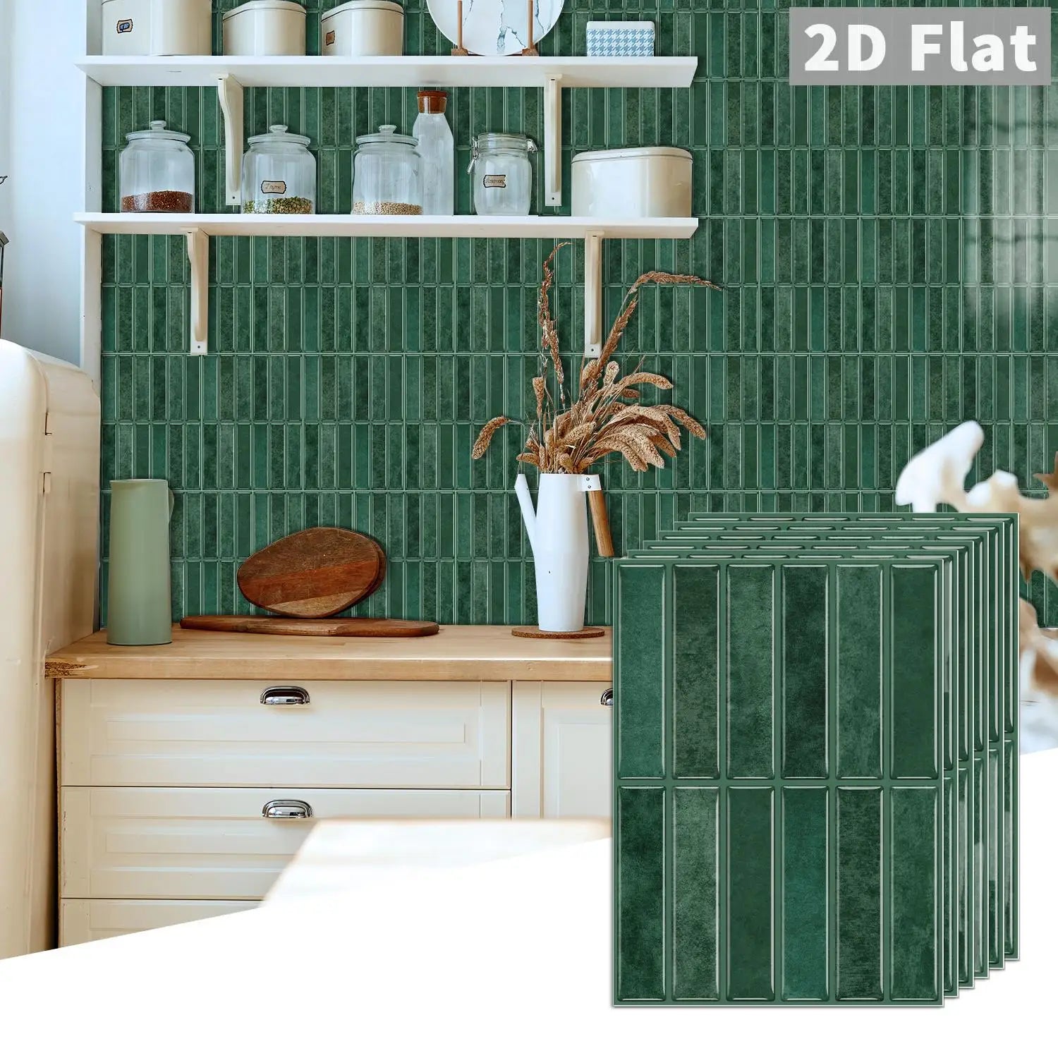 Peel-and-stick self-adhesive tile stickers Self-adhesive tile decals Kitchen and bathroom backsplash decoration Bedroom decor
