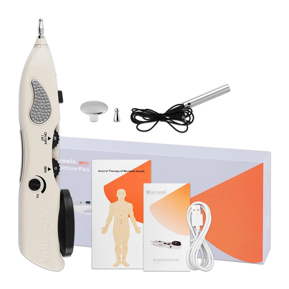 Acupuncture Pen Electronic Muscle Stimulator for Home Relaxation Therapy Relaxation Treatment Tidesmit