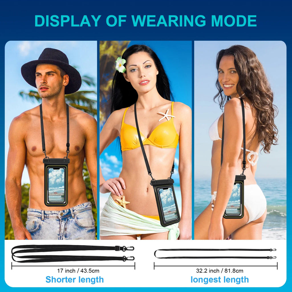 Waterproof Phone Pouch | Universal Crossbody Bag for Secure Travel Tidesmit