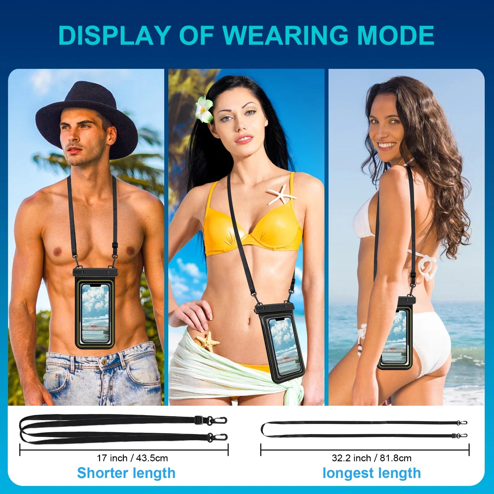 Waterproof Phone Pouch | Universal Crossbody Bag for Secure Travel Tidesmit