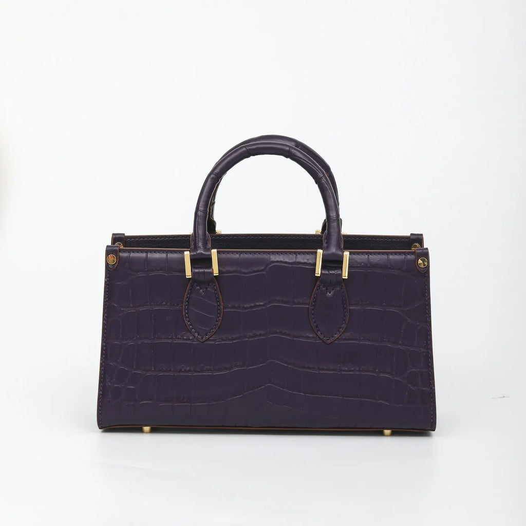 2025 New Designer Matte Crocodile Leather Women Handbag Genuine Leather Lady Tote Bag High Grade Large Capacity Shoulder Bag 45