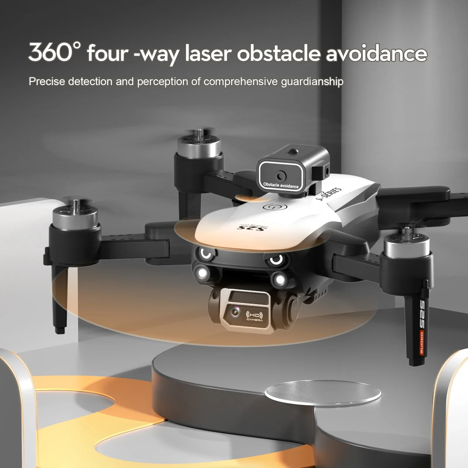Camera Drone with Obstacle Avoidance - Foldable 8K GPS Quadcopter Tidesmit