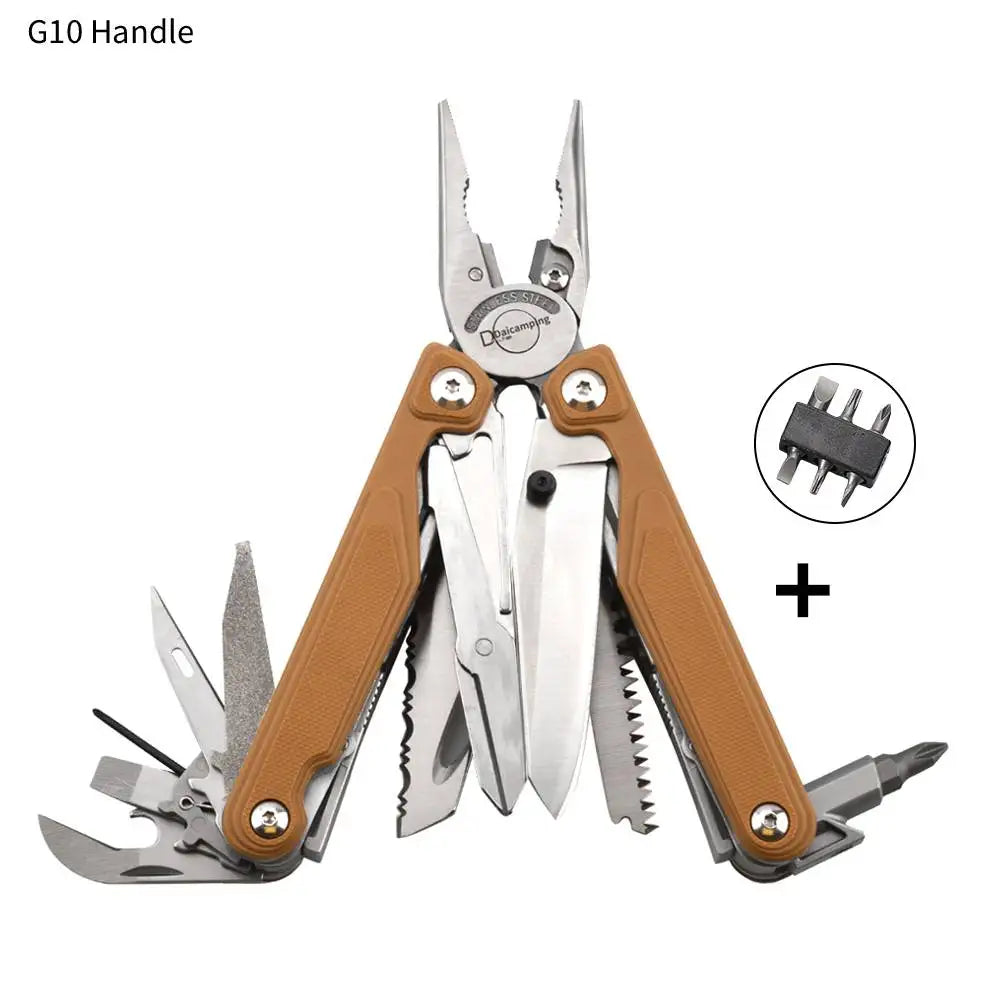 Daicamping DL30 DL301 DL7 Outdoor Camping EDC Plier Set Multifunctional Multitools Hand Multi Tool Folding Multi-tool Kit