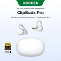 Open Ear Wireless Headphones, 32H Playtime - Tidesmit Audio White China Mainland Tidesmit