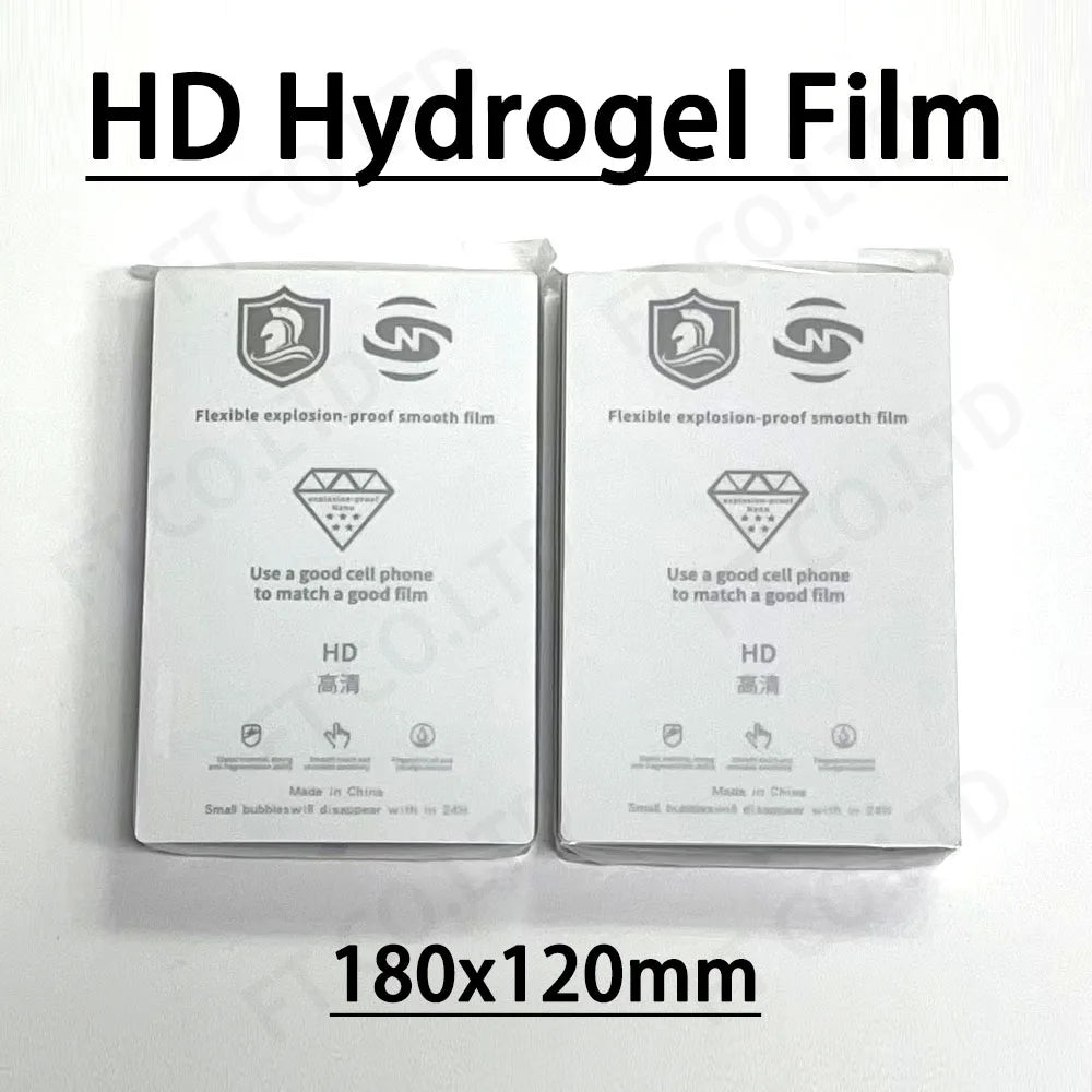 50Pcs Protector Hydrogel Film Airbag Bulletproof Moible Phone HD Privacy Matte UVRAY TPU Sheet for Auto Cutter Plotter Machine