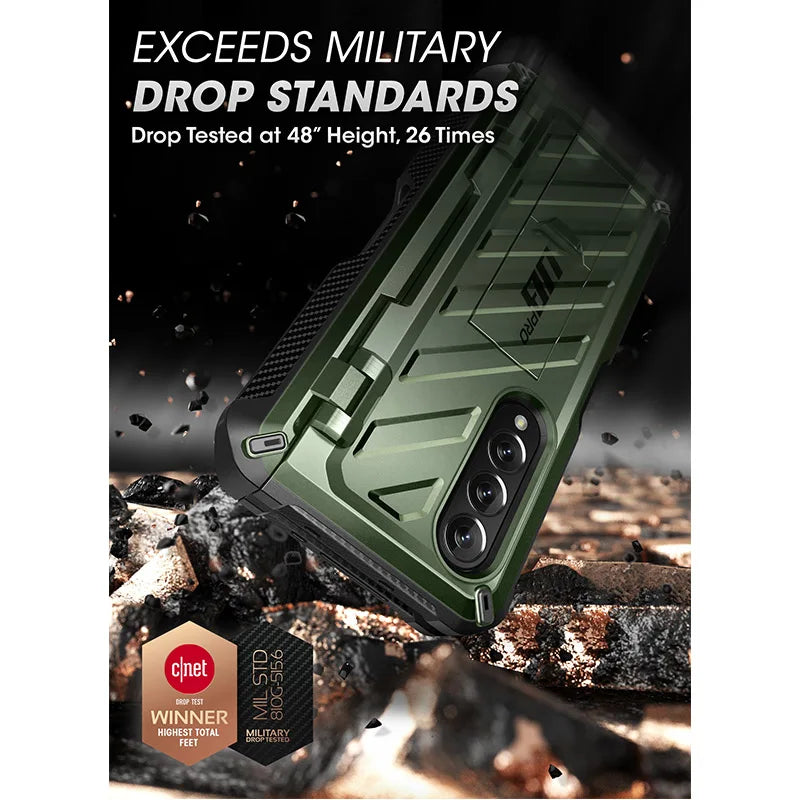 Samsung Galaxy Z Fold 4 Rugged Case - Dual Layer Shock-Absorbing Cover Tidesmit