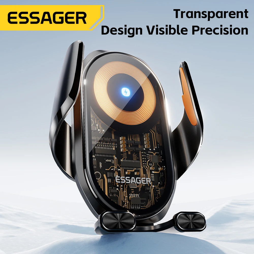 Magnetic Wireless Car Charger - MagSafe Compatible Fast Charging for iPhone Tidesmit