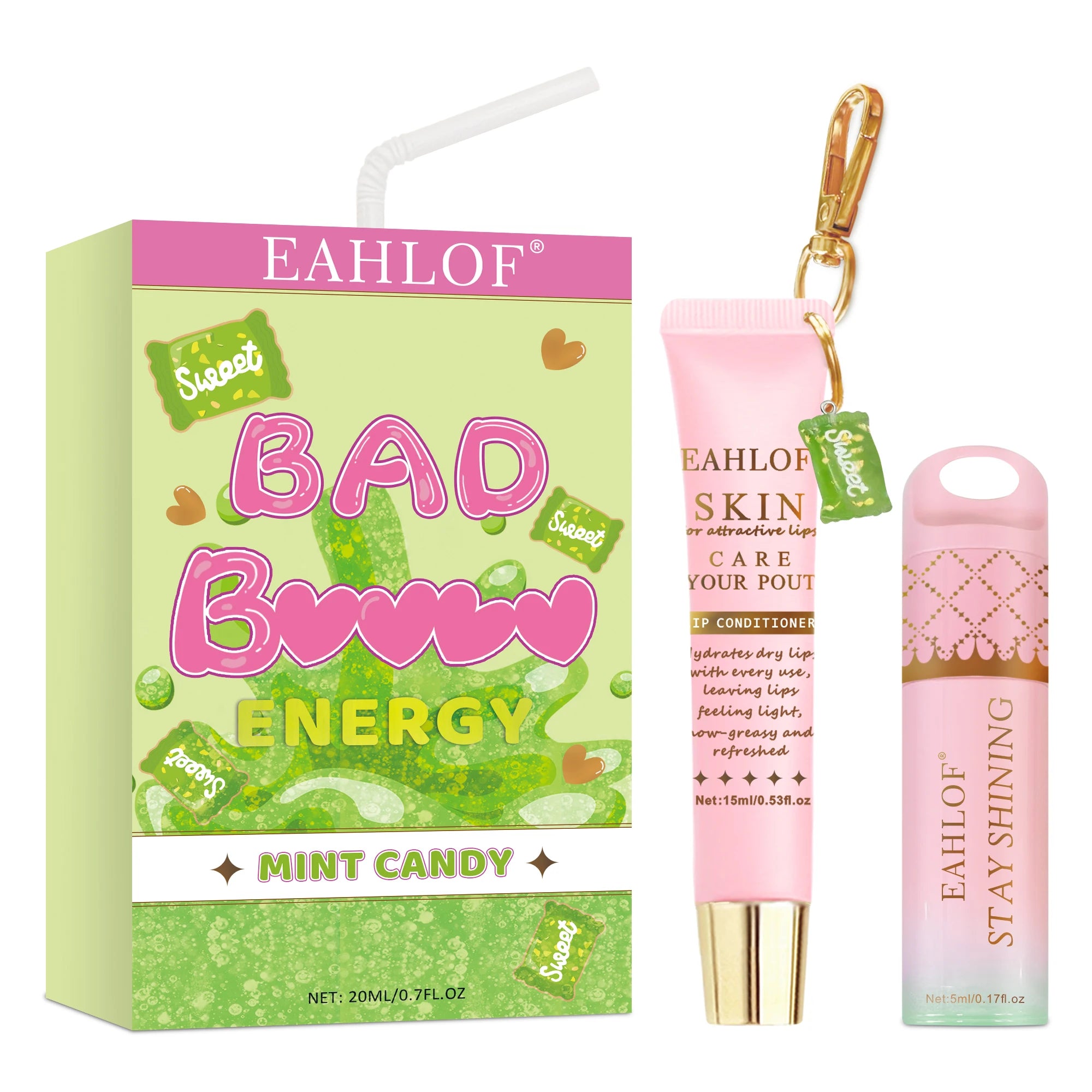 Moisturizing Lip Balm Mask - Intensive 15ml Treatment for Dry Lips Lip Care MINT CANDY 15ml Tidesmit