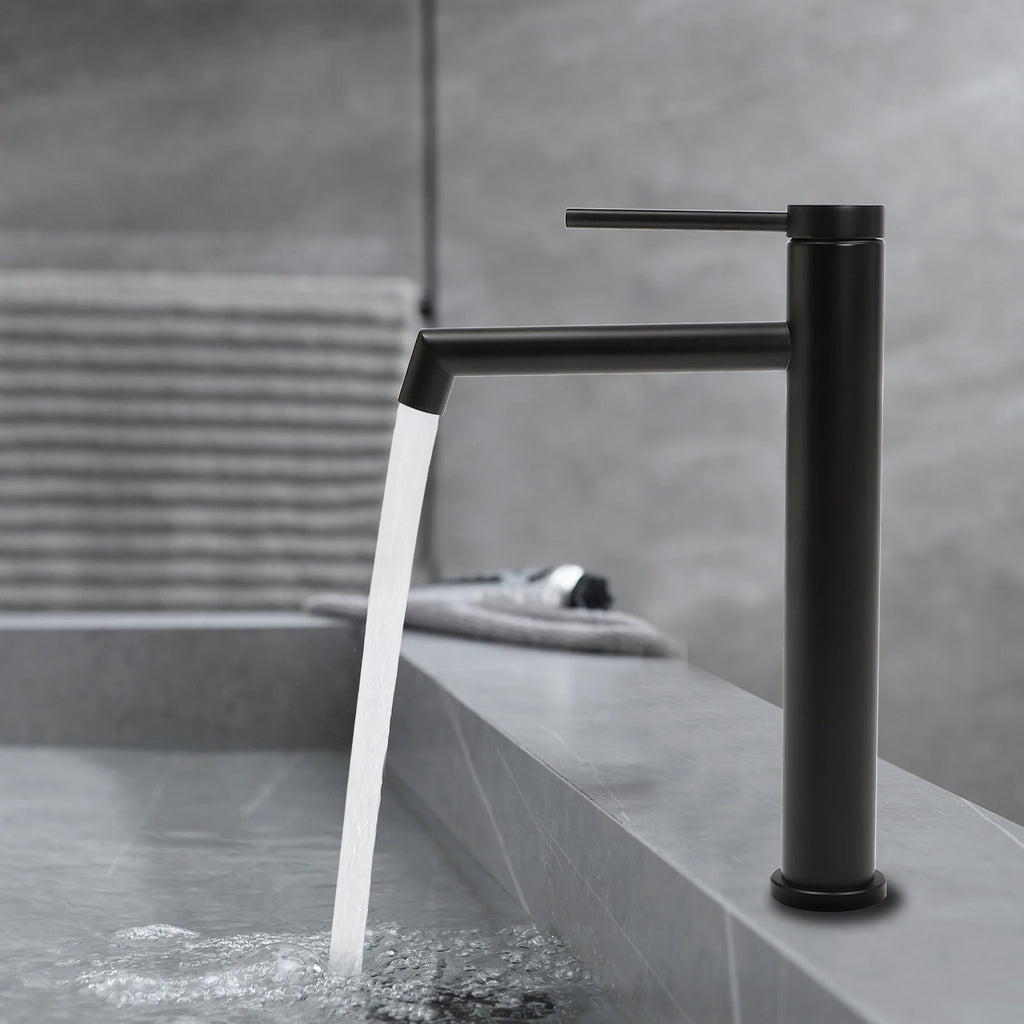 Wash Basin Mixer Tap Rust Resistance Easy to Install Bathroom Faucets Easy to Clean for Kitchens/Restaurants/Laundromats
