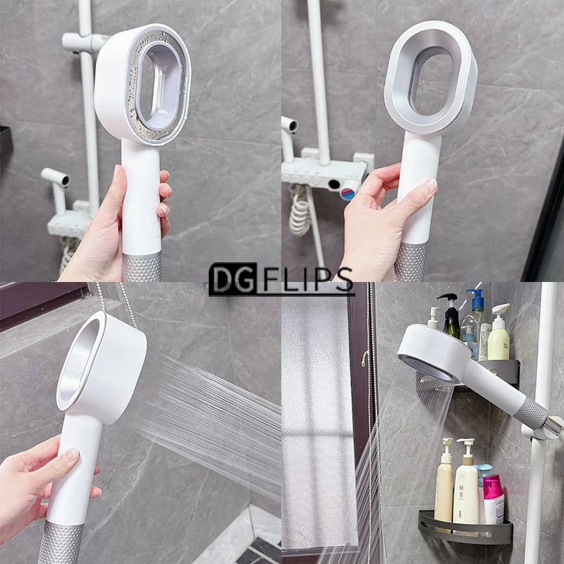 Luxury Filter for Shower head High Output Carbon Fiber Filter Shower Water Filter to Remove Chlorine Fluoride and Hard Water