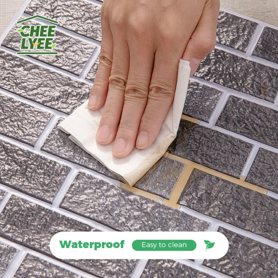 10/20Pcs Peel and Stick Tile Backsplash Thicker Design Marble Tiles 12"X12" Stick on Backsplash Self Adhesive Tiles for Any Room