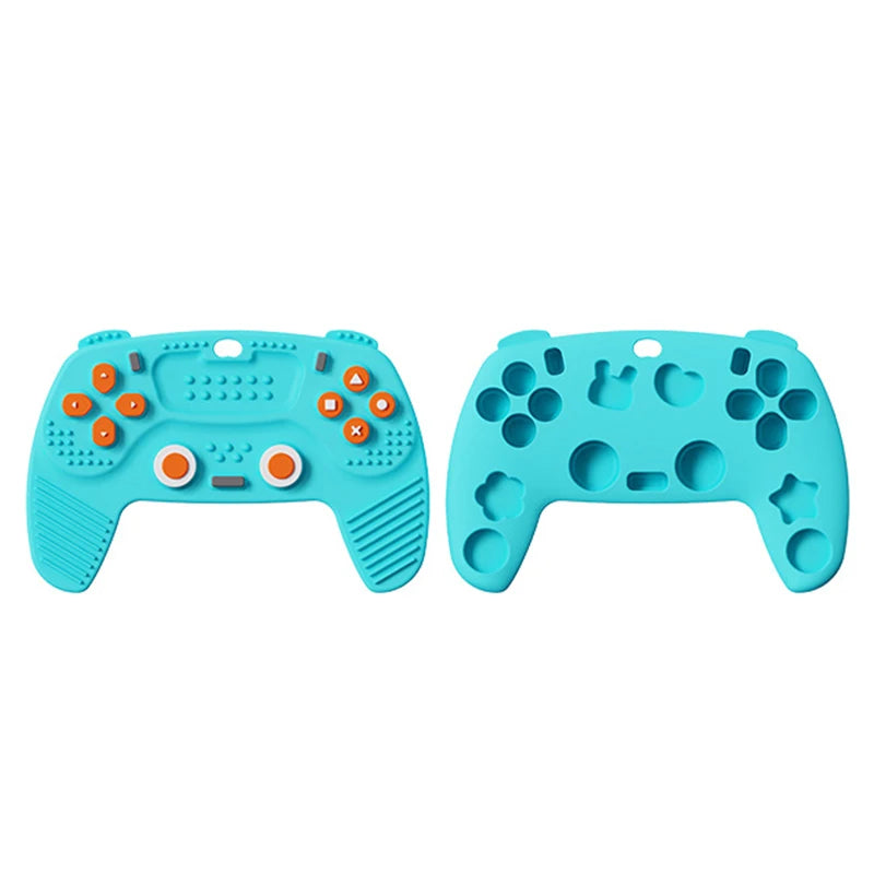 Silicone Baby Teething Toys Remote Control, Remote Control Game Controller Silicone Teething Toy for Babies 6-12 Months Gifts