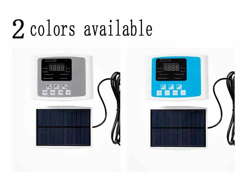Solar Irrigation System Garden Automatic Drip Irrigation Kit Watering Timer Device Plant Irrigation Controller