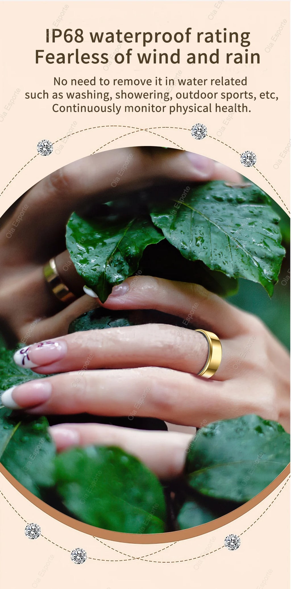 R09 Smart Ring Men Women with Charging Case,Heart Rate Blood Oxygen,Skin Temperature Monitor,5ATM Waterproof For Android iOS