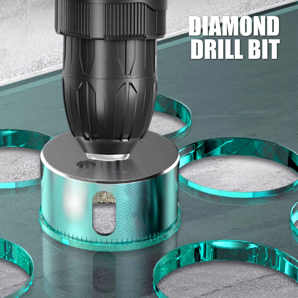 High Quality 1PC 3-200mm Tile Drill Bit Diamond Coated Tile Marble Glass Ceramic Hole Saw Drilling Bits Power Tools Accessories