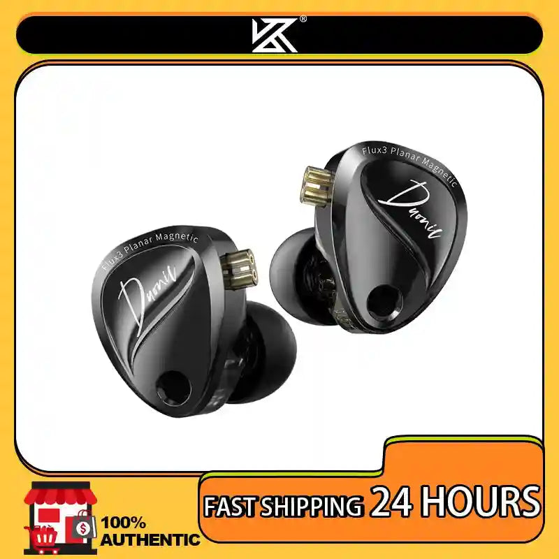 Planar Magnetic IEMs - Wide Soundstage Studio Monitor Wired Earphones Tidesmit