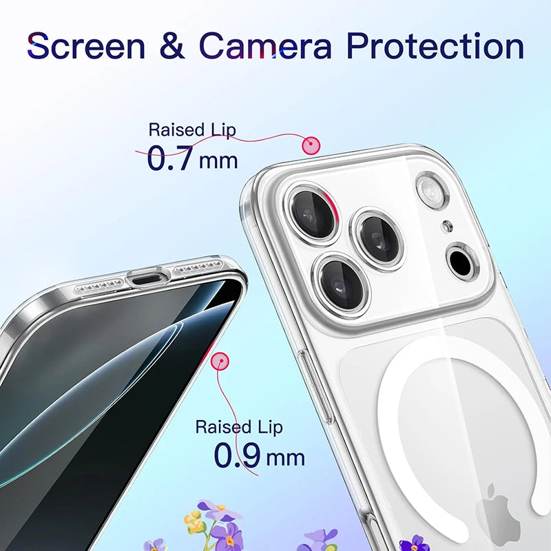 MagSafe Shock-Absorbing Phone Case for iPhone 17 Pro Max Tidesmit