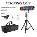 150W 5in1 Double Bee Eye Stage Light DMX512 Sound Activated Strobe RGBW LED Effect Light for DJ Disco KTV Theater