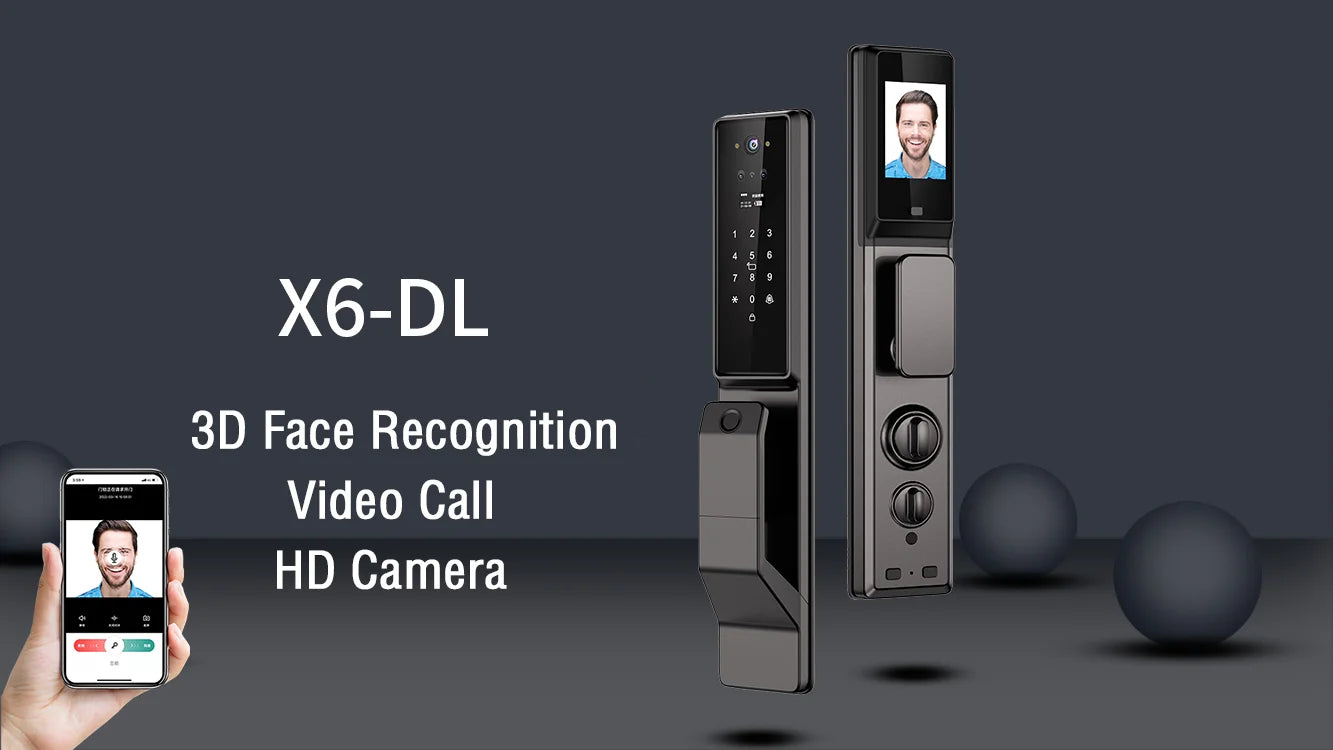 Waterproof Outdoor Smart  Lock Wifi Alexa Tuya APP Aluminium Alloy Material Fingerprint Password Smart Door Lock With Camera