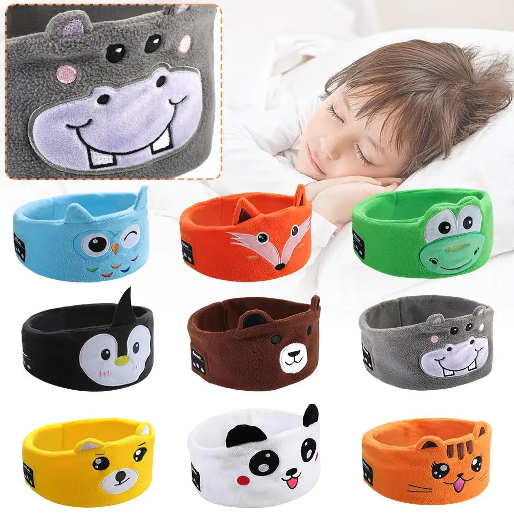 Kids Bluetooth Sleep Headband – Soft Wireless Headphones for Sleeping Tidesmit