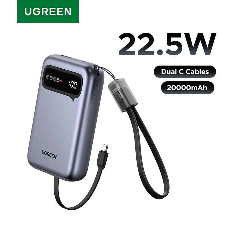 20000mAh Portable Charger - Fast Charging Power Bank for iPhone 16 Tidesmit