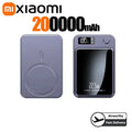 Tidesmit High Capacity Portable Power Bank – Fast PD Charging Purple 200000mAH Tidesmit