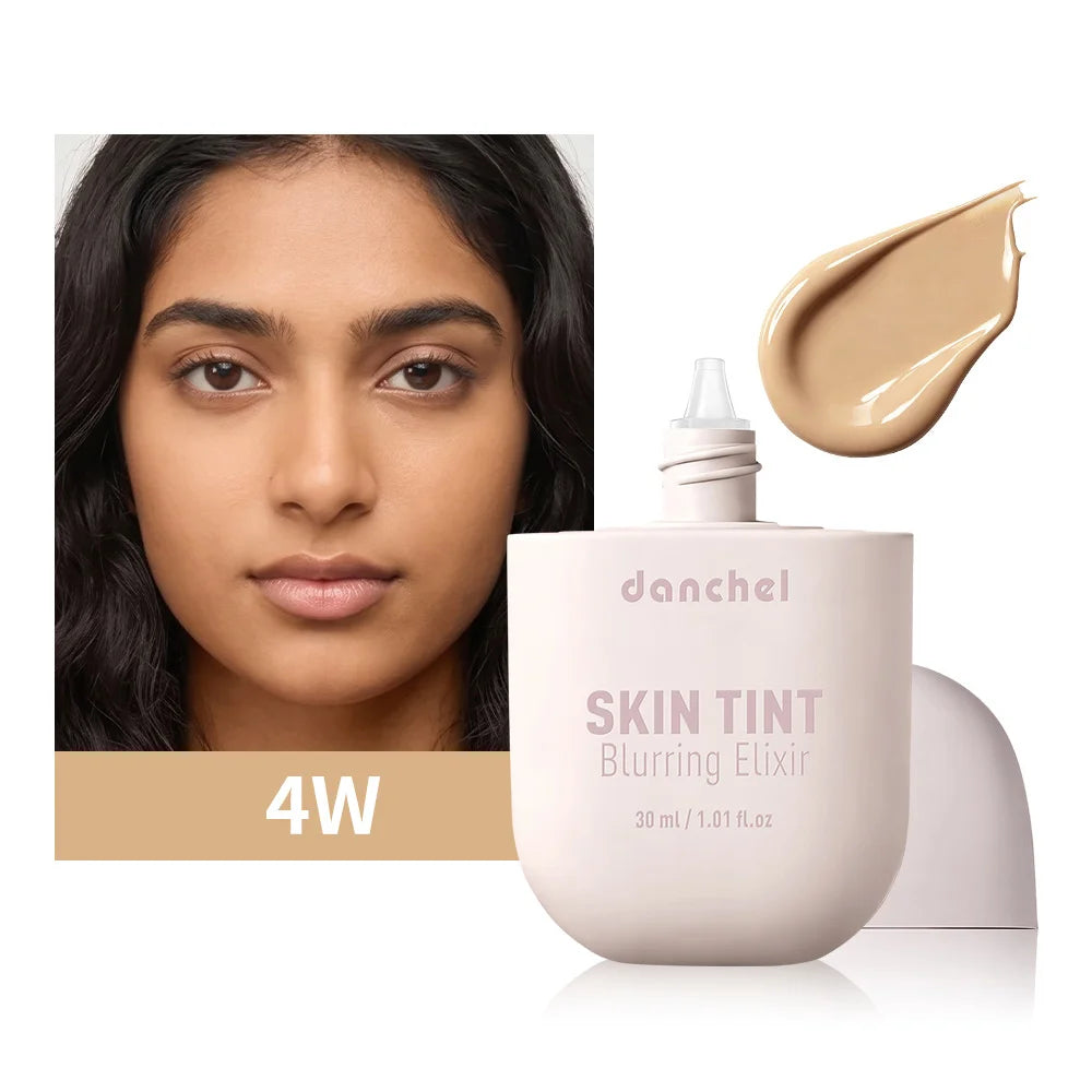 Tidesmit Skin Tint Blurring Elixir Foundation shade swatch showing hydrating full coverage for all skin tones