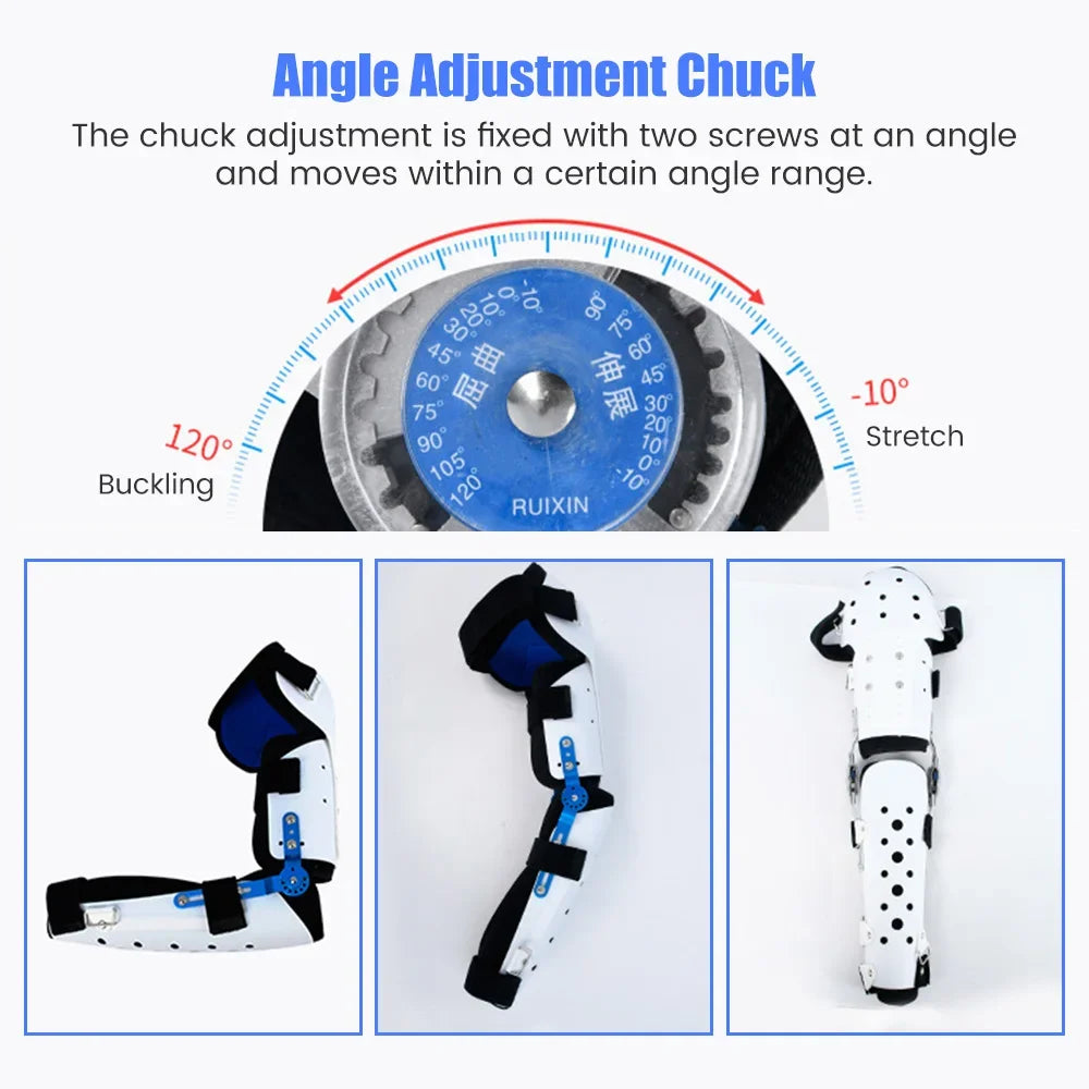 Hinged Elbow Arm Forearm Shoulder Brace Support Splint Orthosis Band Fixation Sling Immobilizer Strap Sleeve Arm Protector Guard