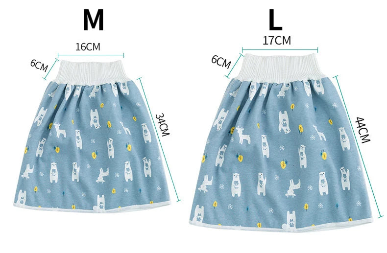 Baby Diaper Pants Waterproof Skirt Cloth Diapers Infant Leak-proof Urine Training Pants Kids Nappy Sleeping Bed Potty Trainining