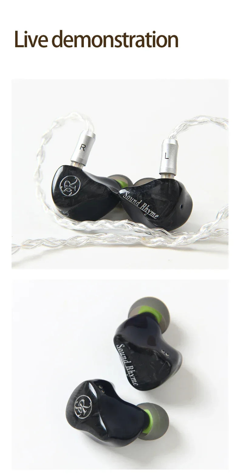 Sound Rhyme SR5S 5-Driver Hybrid HiFi In-Ear Monitors by Tidesmit Tidesmit