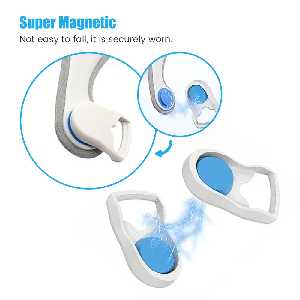 2/4/6/8/10PCS CPAP Headgear Clips Magnetic CPAP Mask Clips Compatible with AirFit F20 F30 N20 Quick-Disconnect Headband Clips