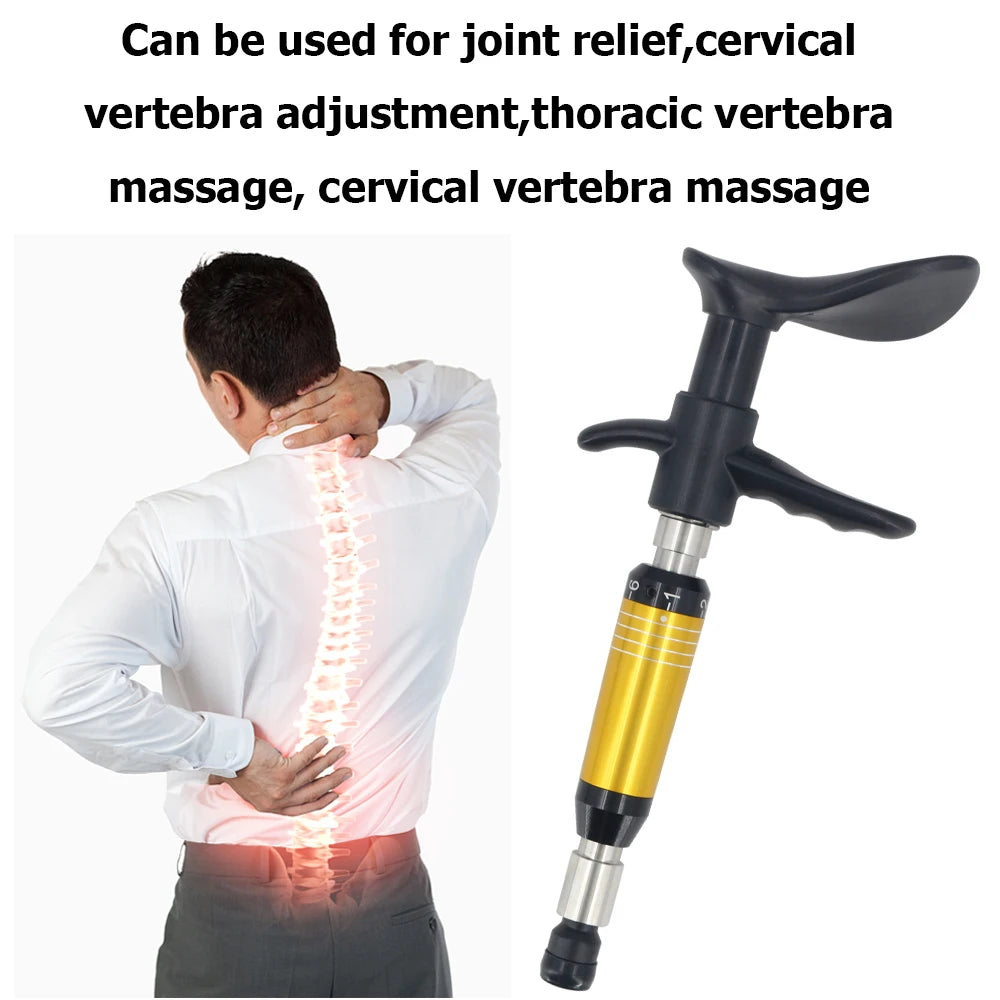 Chiropractic Adjusting Tool 300N: Manual Spinal Therapy Device Fascia Gun Tidesmit
