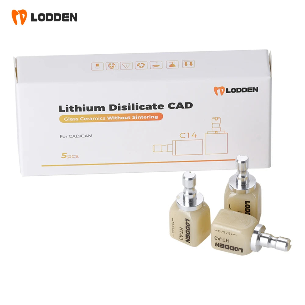 20PCS/4Boxes Lithium Disilicate Blocks Without Sintering Dental  Materials Instant Restoration Glass Ceramic for Wholesale