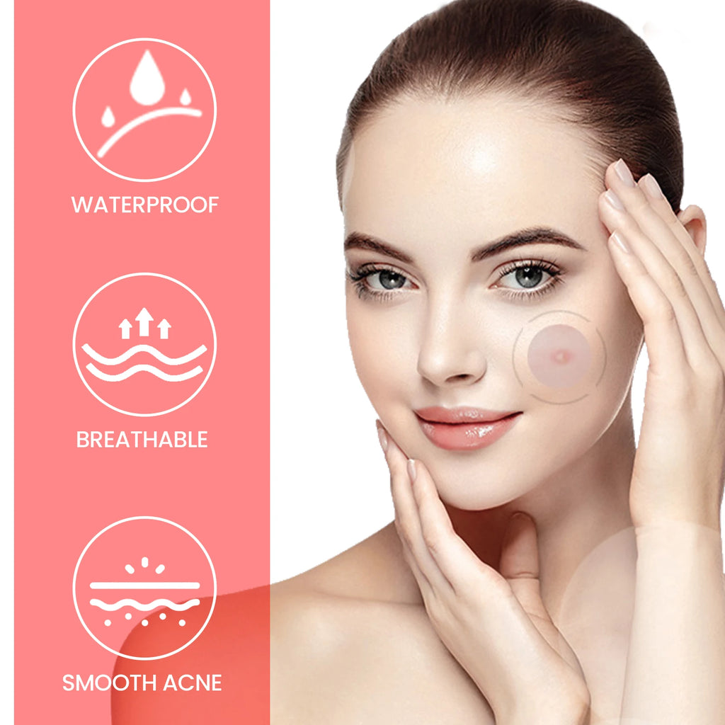 Acne Pimple Patches Sticker Repair Acne Scars Fade Blemishes Conceal Pimples Hydrocolloid Invisible Pimple Remover Tool SkinCare