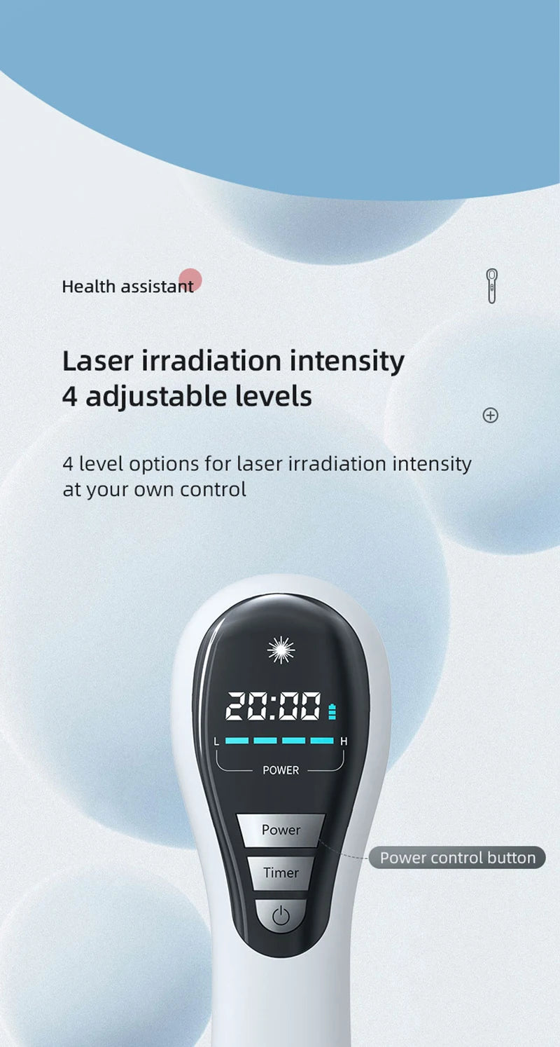 Hand-held Physical Treatment LllT Low-level Infrared Red Light Cold Laser Therapy Device For Relieve Neck Back Arthritis Pain