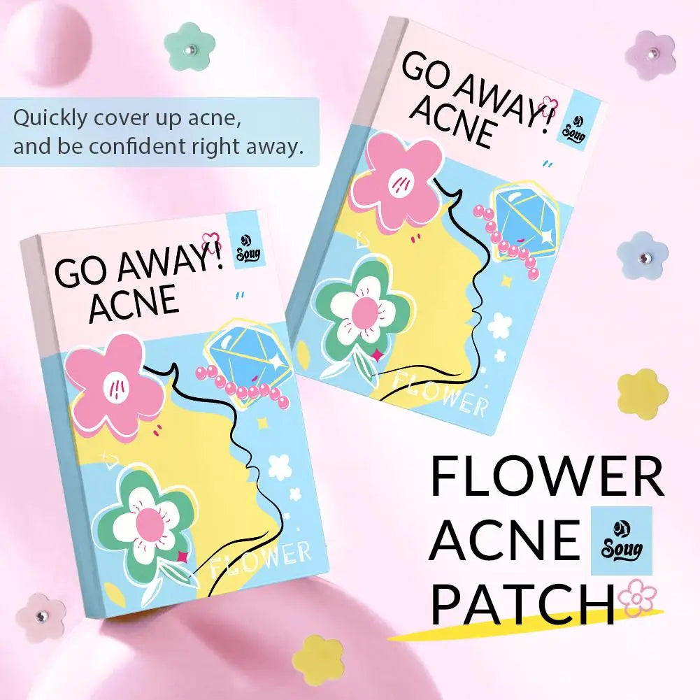 20/60pcs Hydrocolloid Acne Patches Flower Shape Pimple Patch For Face Spot Treatment Stickers For Overnight Makeup