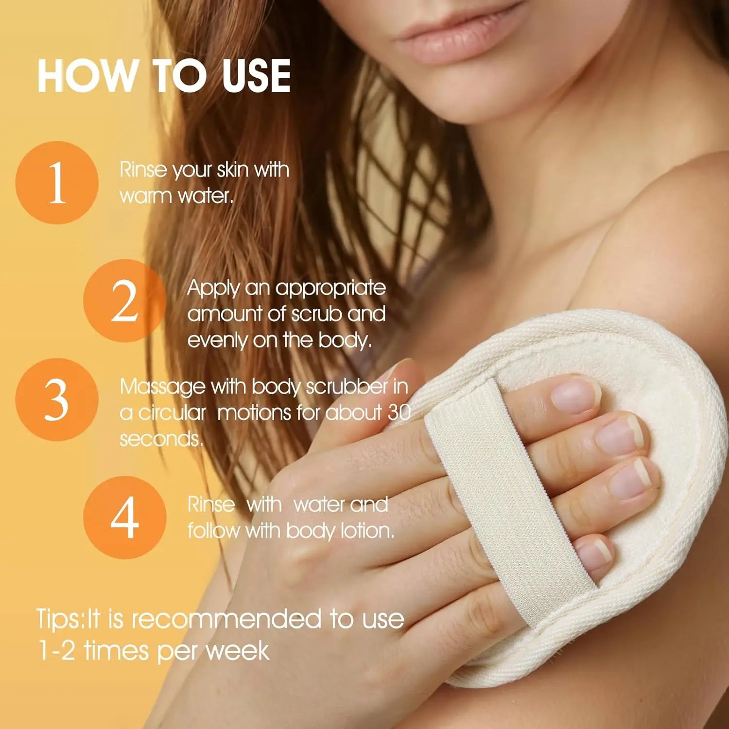 Turmeric Body Scrub | Natural Exfoliating Skin Polish - 1pcs & 3pcs Scrubs Treatments Tidesmit
