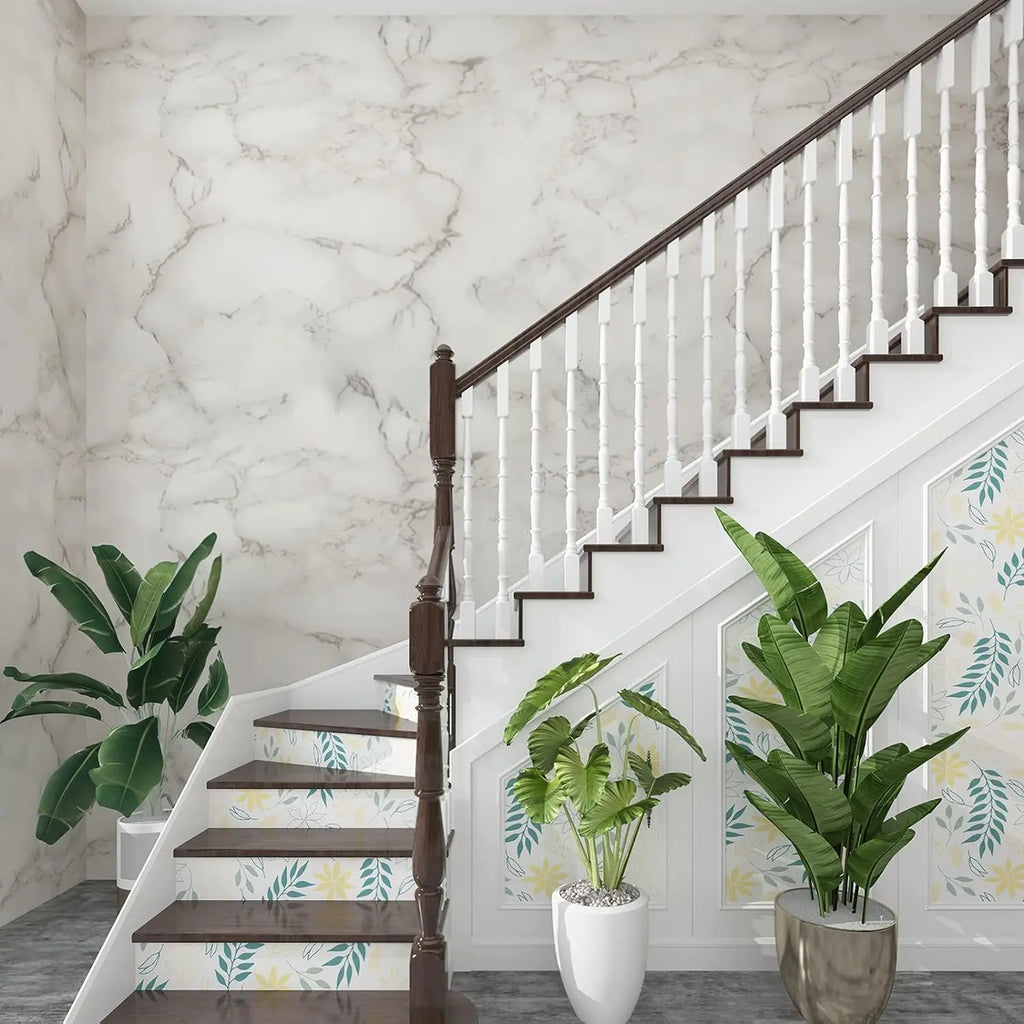 1/12/24Pcs Peel and Stick Marble, 12Inx12In Backsplash Self Adhesive Tiles for Kitchen, Bathroom, Living Room, Bedroom