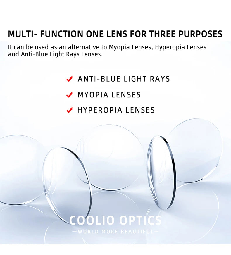 Progressive Multifocal Lenses 1.61 – Anti-Blue Light VR Smart Lenses Tidesmit