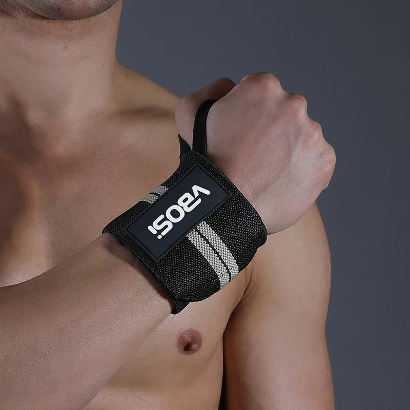 VBOSI Adjustable Wrist Support Brace with Thumb Loop,Heavy Duty Wrist Wraps for Powerlifting, Weight Training&Injury Prevention