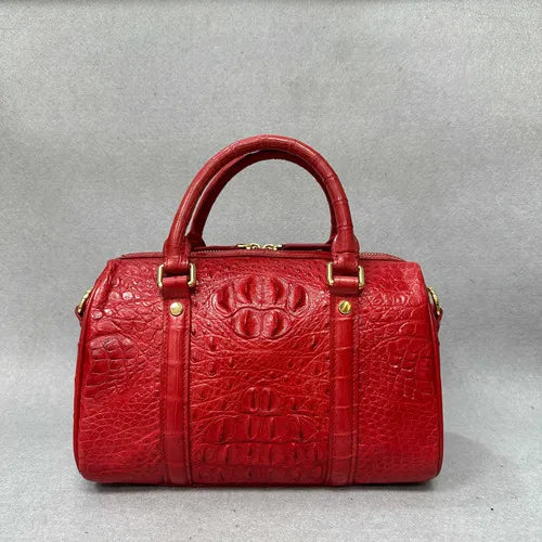 2025 New Skull Crocodile Leather Women's Handbag Genuine Leather Lady Shoulder Bag Large Capacity Bag For Woman 45