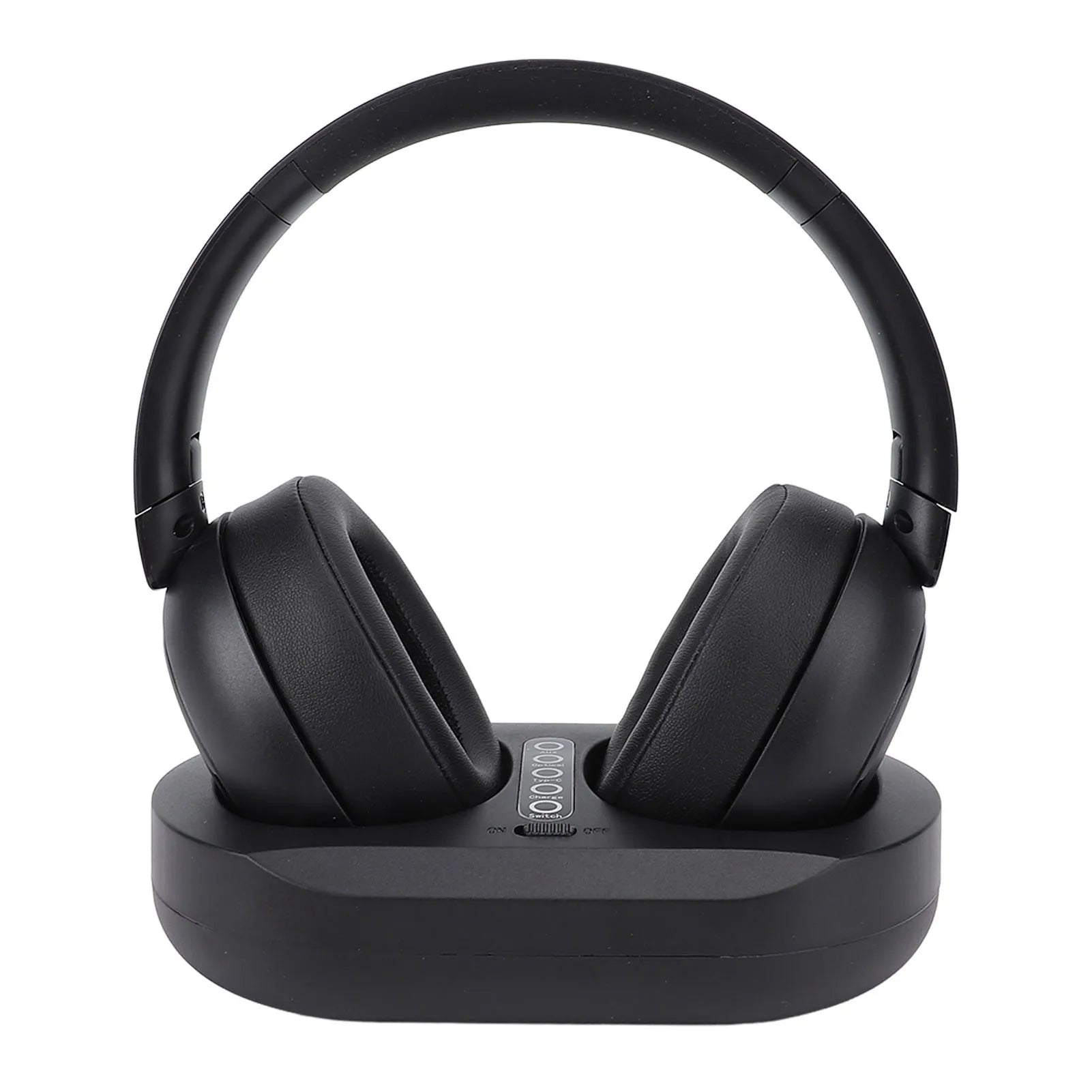 Wireless TV Headphones Bluetooth 5.3 with LED Battery Display Tidesmit