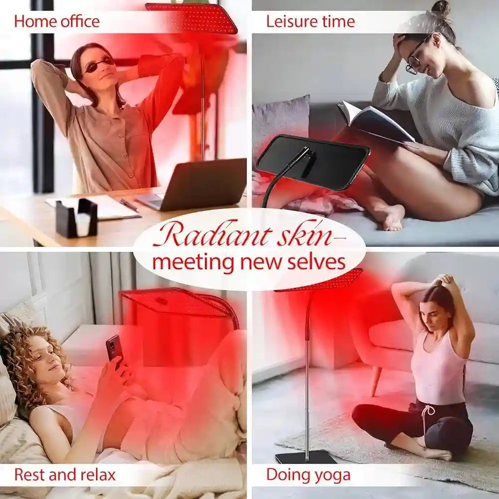 Red Light Therapy Panel for Pain Relief and Skin Care - Tidesmit Relaxation Treatment Tidesmit